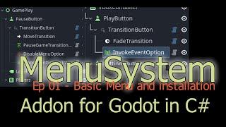 Menu Transition System - We create a basic menu and install the addon