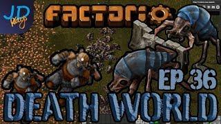 FACTORIO 0 17 DEATHWORLD EP36 | She Stripped me naked in the field!!!!