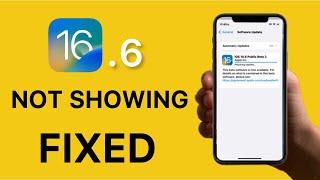 iOS 16.6 Not Showing in Settings? SOLVED!