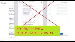 print without preview in chrome latest version 2020