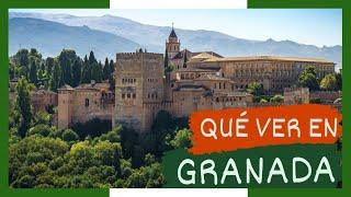 GUÍA COMPLETA ▶ Qué ver en la CIUDAD de GRANADA (ESPAÑA)   Turismo y viajes a ANDALUCÍA