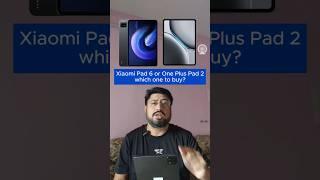 Xiaomi Pad 6 vs One plus pad 2