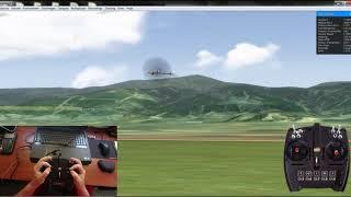 Basic flight training on Real Flight 9 with a RC Helicopter