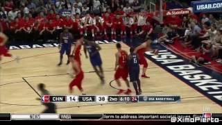 USA vs China   Full Game Highlights  Rio Olympic 2016 USA Basketball Showcase