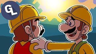 Mario & Luigi Build a Level Together - Super Mario Maker 2