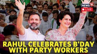 Congress Workers Celebrate Rahul Gandhi's 48th Birthday in New Delhi | LIVE Celebrations | N18L