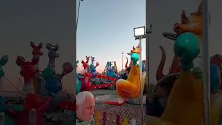 Amusement kids swing kiddie ride in Hayrola lunapark avcılar İstanbul by Tahir Gul Vlogs. Part-15