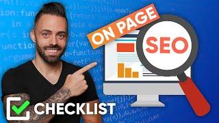 On Page SEO Checklist for 2023 | The Only SEO Video You'll Ever Need
