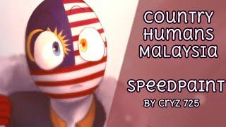 COUNTRYHUMANS MALAYSIA || SPEEDPAINT