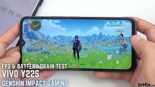 Vivo Y22s Genshin Impact Gaming test | Snapdragon 680, 90Hz Display