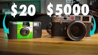 $20 Disposable vs $5000 35mm Film Camera