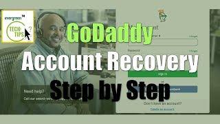 Reset Godaddy Forgotten Account Password - Recover Godaddy Account | Godaddy Login