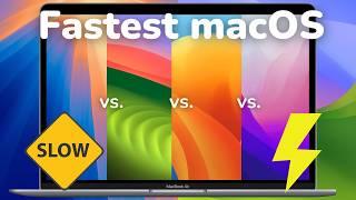 macOS Speed test: Monterey vs. Ventura vs. Sonoma vs. Sequoia