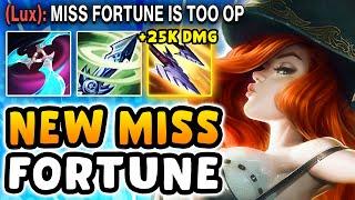 New items on Miss Fortune feel like you're HACKING...(25k DMG 1 item, no cooldowns, 100% crit)