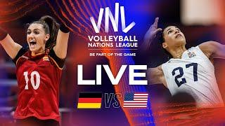 LIVE  GER  vs. USA  | Women's VNL 2023