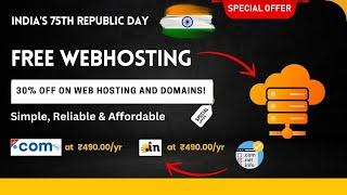 Get Primium Web Hosting Free in 75 Republic Day  with Big Savings | Free Web Hosting #hosting