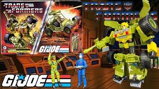 G.i. Joe X Transformers Bumblebee & Stalker by Hasbro Unboxing Review