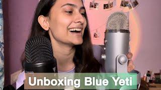 ASMR Unboxing my New Blue Yeti Mic!!! 