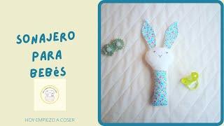 ️ SONAJERO DE TELA PARA BEBÉS+PATRÓN  GRATIS+HOY EMPIEZO A COSER #patchwork #bebés #costurafácil