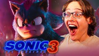 SONIC THE HEDGEHOG 3 Official Trailer REACTION! (SO FREAKING AWESOME!)