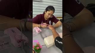 nail removal with drill #nails #nailclasses #acrylicnails #taniya