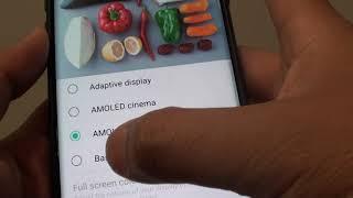 Samsung Galaxy S9 / S9+: Set Screen Mode to AMOLED Cinema / Photo