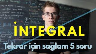 İntegral Tekrar İçin 5 Alan Sorusu