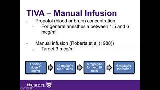 Total Intravenous Anesthesia