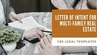 Letter of Intent for Multifamily Real Estate Template Walkthrough