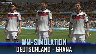 WM 2014 - Simulation - Deutschland gegen Ghana in FIFA 14