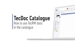 TecDoc Catalogue - How to use TecRMI data in the catalogue