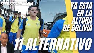 BOCA HOY y el 11 alternativo para el debut en la Copa Sudamericana, el complicado viaje a Potosí