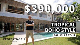  Chic BOHO-Style Umalas Bali Villa Tour [$390,000 USD]