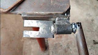 Simple Bending Tricks For Metal Bar / Flat Bar Bending Diy / Bending A Metal Bar