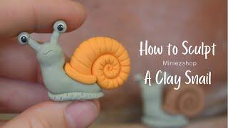 How to Sculpt a Polymer Clay Snail