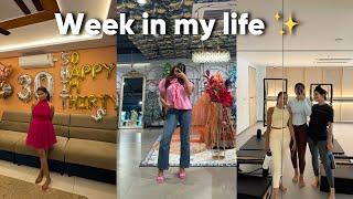 Week in my life  | Friends bday | workouts | Shoot BTS