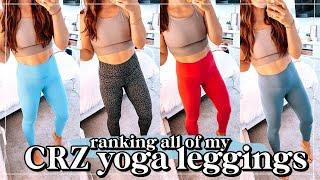 BATTLE OF CRZ YOGA LEGGINGS️// Ranking All of My CRZ Yoga Leggings + everything you need to know!