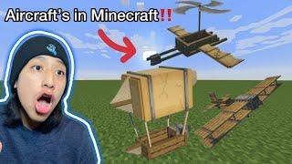 I added Aircrafts to Minecraft‼️