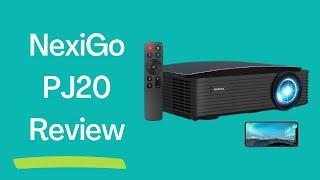 Get Cinematic with NexiGo PJ20 - The Ultimate Projector for Movie Lovers!