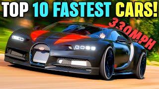 UPDATED Top 10 FASTEST CARS in Forza Horizon 5 - 330MPH+ (NEW!)