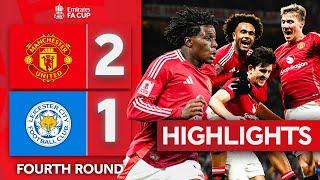 LATE Winner! & Dorgu Impresses | Manchester United 2-1 Leicester City | Emirates FA Cup 2024-25