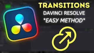 How to add Transitions Davinci Resolve *FAST TUTORIAL*