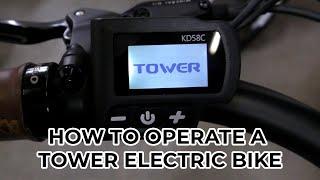 How to Operate a Tower Electric Bike