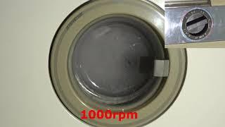 Zanussi Jetsystem ZFL1023 - Final spin 1000rpm and results