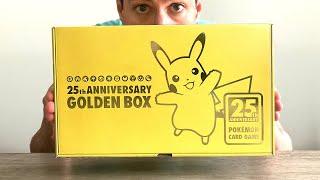 *THE POKEMON 25TH ANNIVERSARY GOLDEN BOX!* Opening Pokemon Cards Inside!