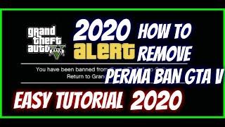 How to Remove Perma Ban GTA 5 Online PC When Perma Banned (easy tutorial) 2020