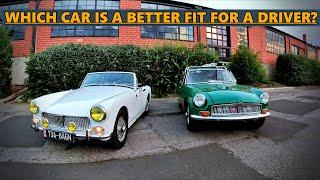 MG MGB GT vs MG Midget MKIII - An owner comparison.