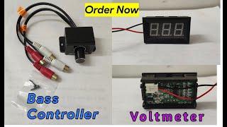 Car Voltmeter and Bass Controller BACK in STOCK Order now 9888254710