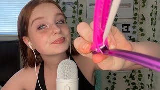 ASMR Crazy Girl Clips Back Your Hair