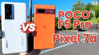 POCO F5 Pro vs Google Pixel 7a Kamera Vergleich Ausführlich 4K Video und Foto, Tag, Nacht (Deutsch)